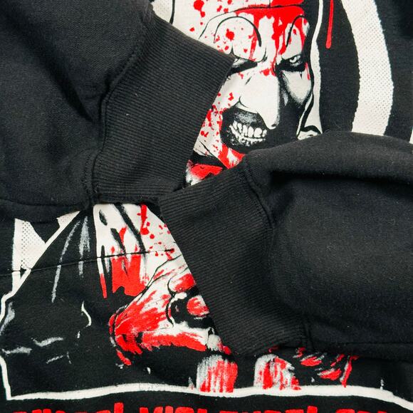 Terrifier 2 Hoodie Art The Clown Horror Movie Men's XL Black Chaos Violence Gore - Picture 6 of 8
